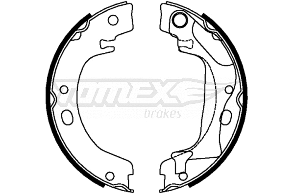 Jeu de mâchoires de frein TOMEX Brakes TX 22-28