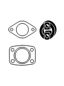Kit d'assemblage, catalyseur HJS 82 45 7870