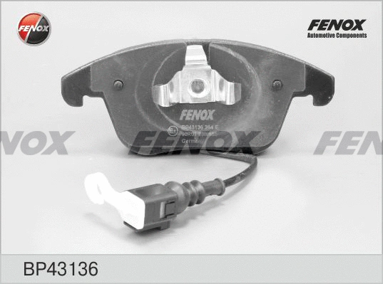 Kit de plaquettes de frein, frein à disque FENOX BP43136