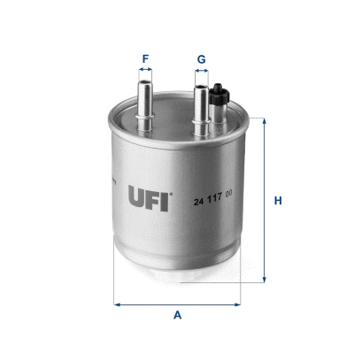 Filtre à carburant UFI 24.117.00