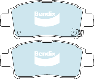 Kit de plaquettes de frein, frein à disque BENDIX-SEA DB1378 UP