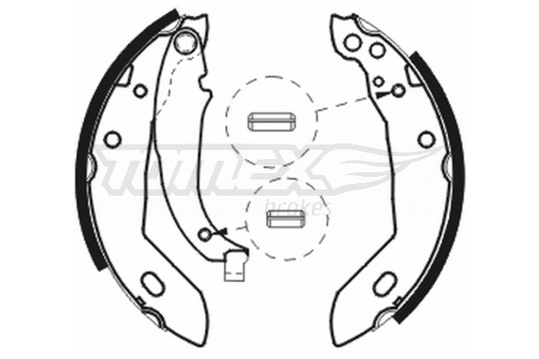 Jeu de mâchoires de frein TOMEX Brakes TX 20-74