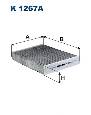 Filtre, air de l'habitacle FILTRON K 1267A