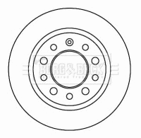 Disque de frein BORG & BECK BBD4625