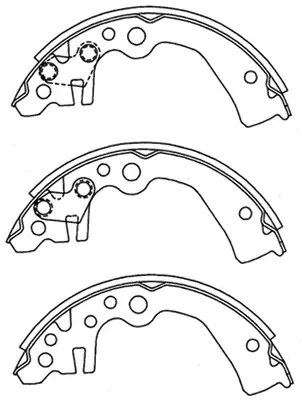 Jeu de mâchoires de frein FIT FT2153