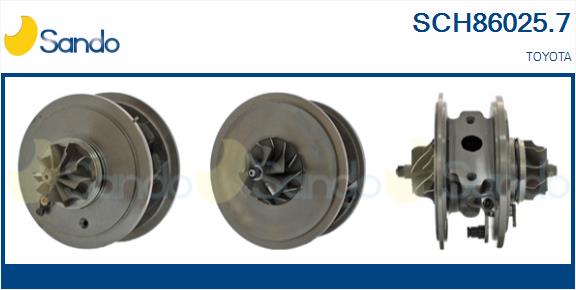 Groupe carter, turbocompresseur SANDO SCH86025.7