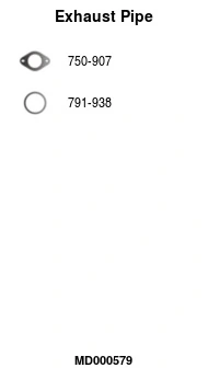 Tuyau d'échappement FA1 MD000579
