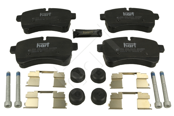 Kit de plaquettes de frein, frein à disque HART 253 762