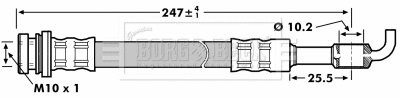 Flexible de frein BORG & BECK BBH7128