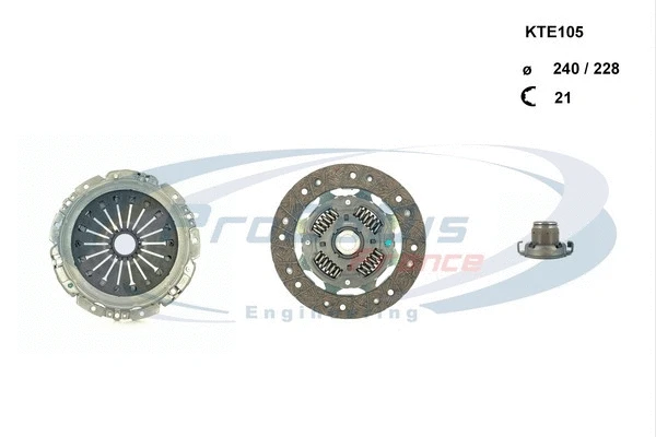 Kit d'embrayage PROCODIS FRANCE KTE105