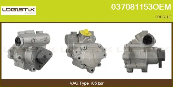 Pompe hydraulique, direction LGK 037081153OEM