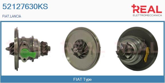 Groupe carter, turbocompresseur REAL 52127630KS