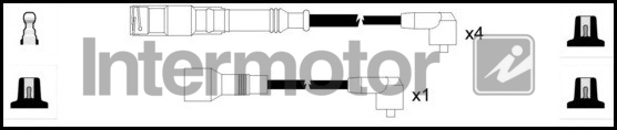 Kit de câbles d'allumage INTERMOTOR 73771