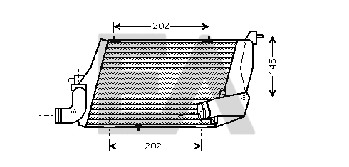 Refroidisseur d'air de suralimentation EACLIMA 36A02012