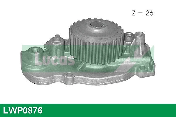 Pompe à eau, refroidissement du moteur LUCAS LWP0876