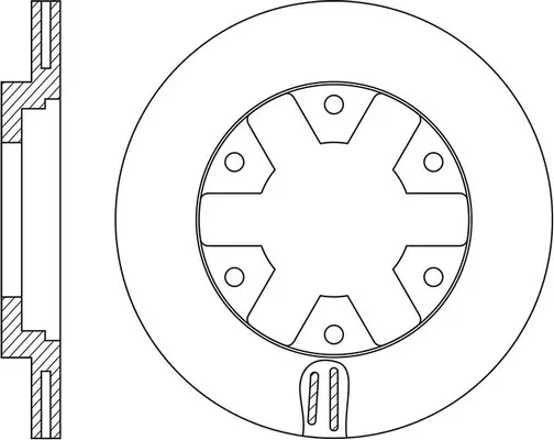 Disque de frein FIT FR0650V