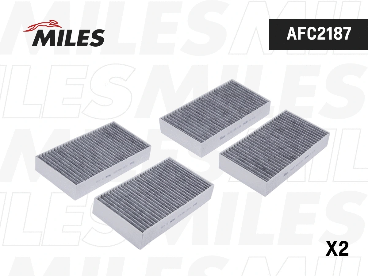 Filtre, air de l'habitacle MILES AFC2187