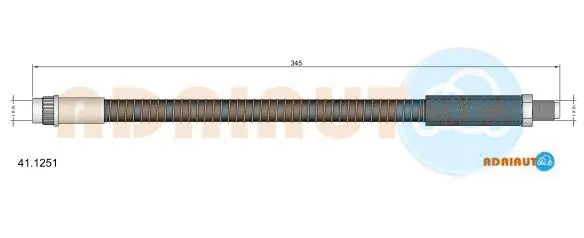 Flexible de frein ADRIAUTO 41.1251