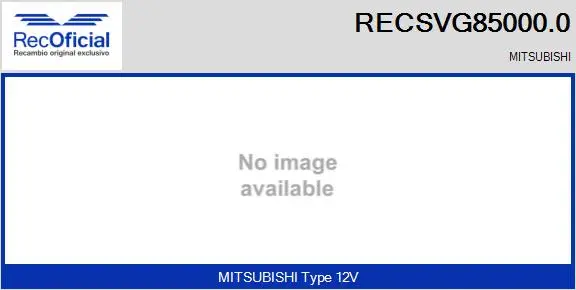 Vanne EGR RECOFICIAL RECSVG85000.0