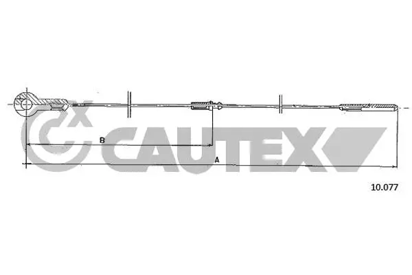 Câble d'accélération CAUTEX 763086