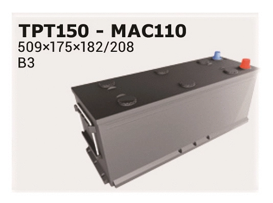 Batterie de démarrage IPSA TPT150