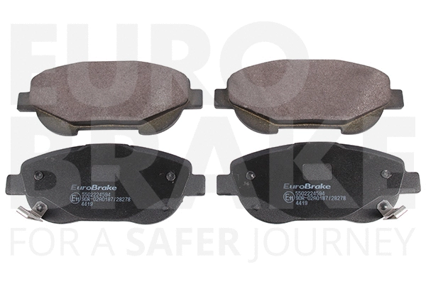 Kit de plaquettes de frein, frein à disque EUROBRAKE 5502224594