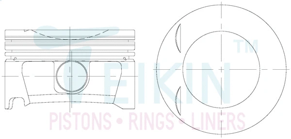 Piston TEIKIN 48611A.050