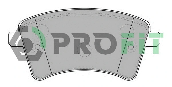 Kit de plaquettes de frein, frein à disque PROFIT 5000-4185