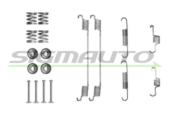 Kit d'accessoires, mâchoire de frein SIGMAUTO SK0889