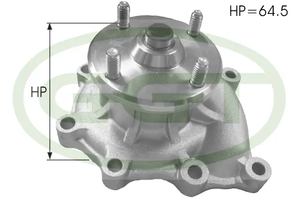 Pompe à eau, refroidissement du moteur GGT PA12583