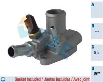 Thermostat, liquide de refroidissement FAE 5314580