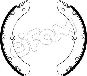 Jeu de mâchoires de frein CIFAM 153-638