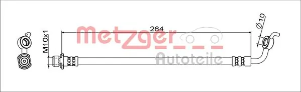 Flexible de frein METZGER 4111719