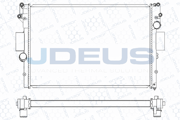 Radiateur, refroidissement du moteur JDEUS M-0140061
