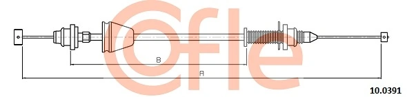 Câble d'accélération COFLE 10.0391