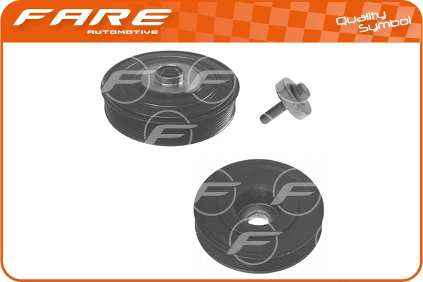 Kit de poulies, vilebrequin FARE SA 4252C