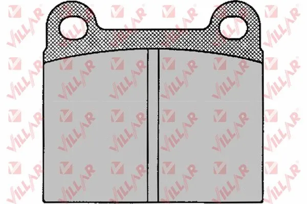 Kit de plaquettes de frein, frein à disque VILLAR 626.0024