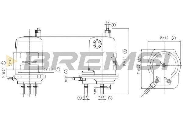 Filtre à carburant BREMSI FE0786