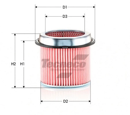 Filtre à air TECNECO FILTERS AR855J