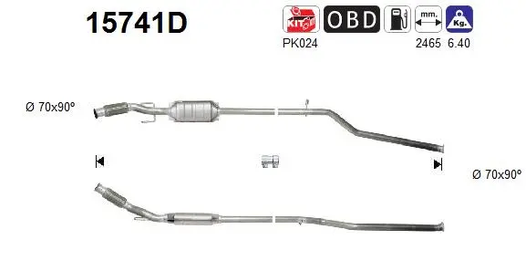 Catalyseur AS 15741D