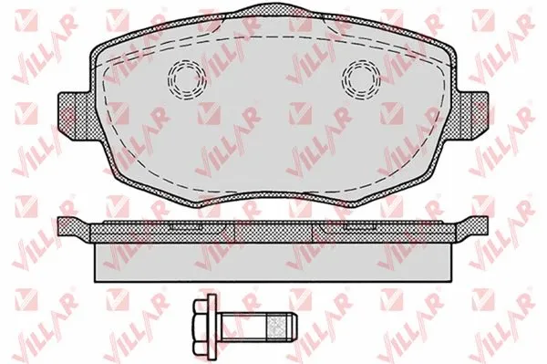 Kit de plaquettes de frein, frein à disque VILLAR 626.1223