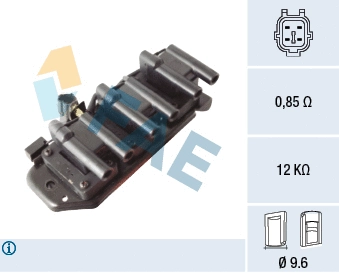 Bobine d'allumage FAE 80401