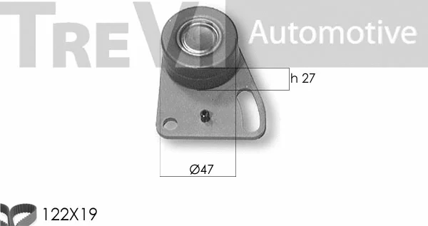 Kit de courroie crantée TREVI AUTOMOTIVE KD1117