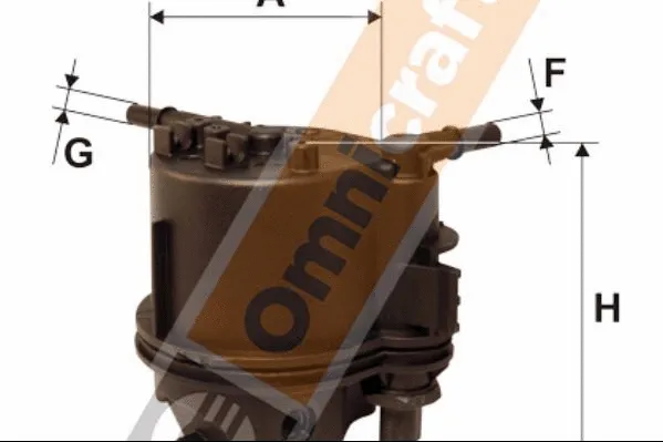 Filtre à carburant Omnicraft 2136789