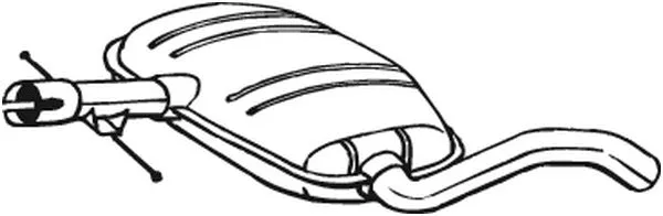 Silencieux central BOSAL 233-703