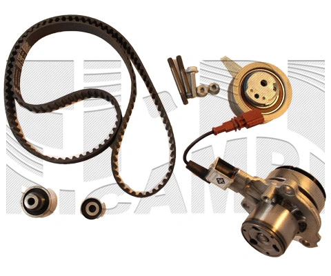 Pompe à eau + kit de courroie crantée CALIBER 0657KFWA