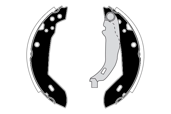Jeu de mâchoires de frein RAICAM RA24670