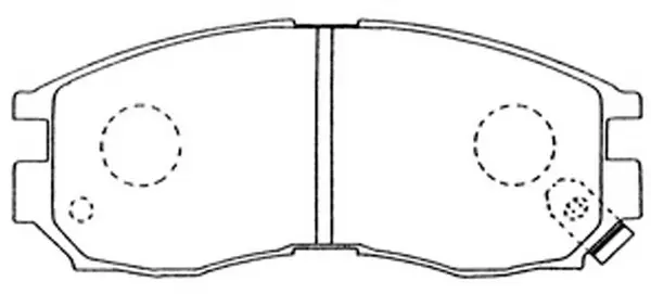 Kit de plaquettes de frein, frein à disque FIT FP0484