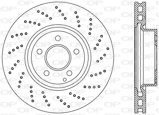 Disque de frein OPEN PARTS BDR2419.25