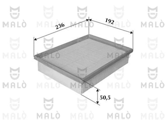 Filtre à air AKRON-MALÒ 1500327